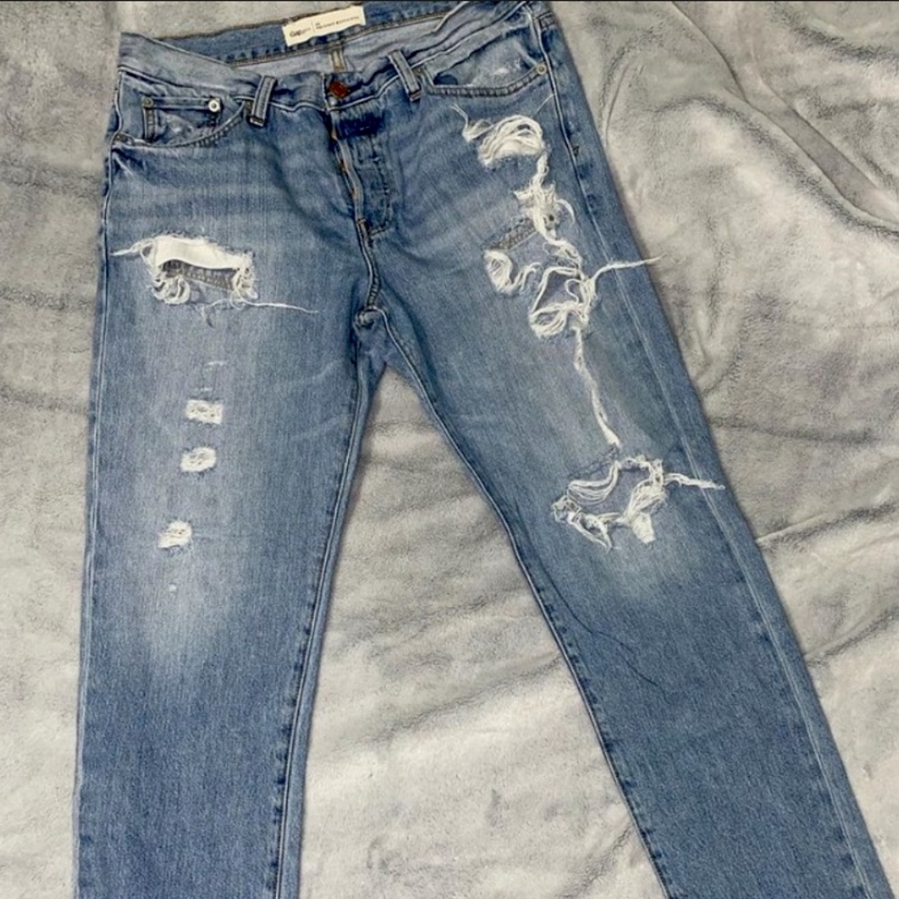 GAP distressed boyfriend jeans
